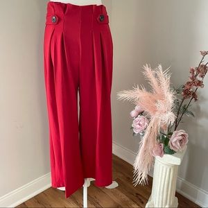 Miss Selfridge Red Pants